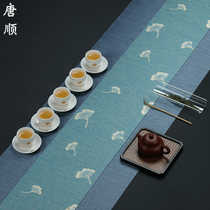 Tang Shun Waterproof Tea Mat Table Flag Kung Fu Tea Road Accessories Chinese Style Zen cloth tea table cloth tea table tea table tea table mat