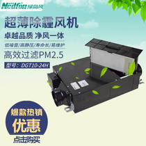 Nedfon Green island wind belt PM2 5 filter ultra-thin haze removal new fan DGT10-24H silent exhaust fan