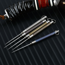 Range Rover outdoor portable titanium toothpick bin Titanium alloy one waterproof and dustproof fruit brazer Healthy metal toothpick tube