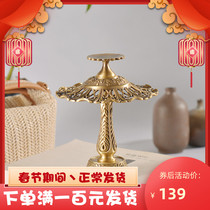 Skirt pure copper jewelry rack Nordic light luxury creative ornaments ins wind art display rack net red earrings jewelry rack