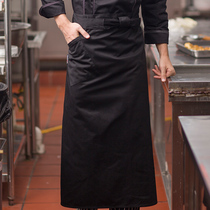 Half apron Chef apron mens work apron Milk tea shop catering Western restaurant cooking work apron customization