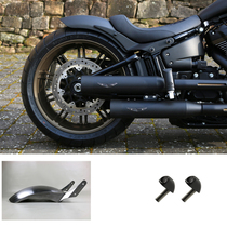 American-made M8 Harley soft tail fat boy breaker modified 240 250 short mud tile wide tire kit rear fender