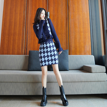 2021 new womens early autumn clothing fashion Net red temperament small fragrant wind goddess Fan Yujie skirt two-piece suit