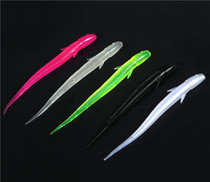 Loach 11 cm 3g Luya bait Soft bait Lure Pointed tail bait Luminous soft worm Multi-color Texas Fishing group