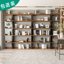 Solid wood bookshelf floor shelf display stand living room tea room Bogu shelf partition tea cabinet tea large capacity full wall