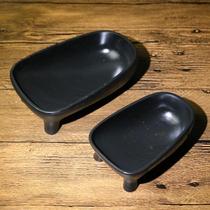 She inkstone Jinxing three-legged dustpan inkstone 6-inch 7-inch inkstone Big Ink Pool Four treasures Duan inkstone practical inkstone inkstone inkstone