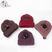 Elderly womens winter clothes Grandmas velvet hat Old man warm wool hat(buy four free hats in the whole store)