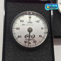 American PTC brand steel pipe magnetic temperature meter double magnetic fixed surface thermometer 315C factory direct punching drill