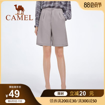 Camel womens shoes and camel women in 2021 summer new high waist loose pants shorts