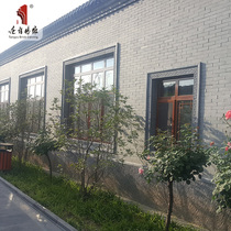 Tang language brick carving antique wall waist line decorative line edge loop line Wall top line skirting line door frame side line