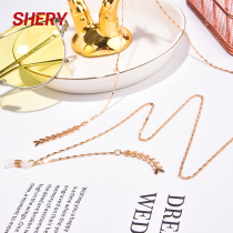 Glasses Chain Hanging Neck Retro Loretta Eyes Chain Ancient Wind Hanging Rope Fashion Women Tide Decorative Ink Mirror Hanging Chain