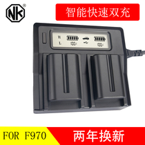 Sony NP-F970 Charger for Sony FM50 FM500H F550 F750 F960 Battery Dual Charge