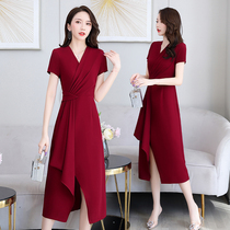 Red Sleeve Valley Ladies Square flagship store official website magic beauty masterpiece Lucky Pavilion 2022 summer dress Caso fashion suit