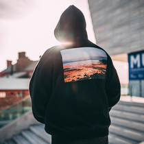 FOG FEAR OF GOD double line ESSENTIALS niche Tide brand high street loose plus velvet hooded sweater men