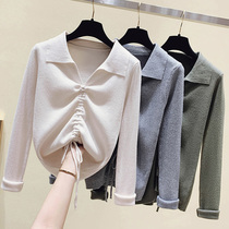 Plus Size Knitted Top 2021 Autumn New Women Fat Sisters Age Slim Design Long Sleeve Sweater Pullover