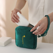 Velvet sanitary towel containing Aunt Towel Sanitary cotton Package Pack portable bag Carry-bag Large Capacity Month Affair Bag