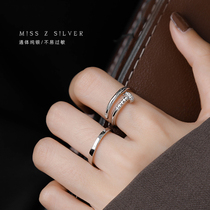 Nail ring female fashion personality ring ring female ins tide net red cold wind ring female niche design