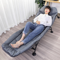 Folding sheet person office lunch break nap bed comfortable home portable artifact reclining chair simple marching escort bed