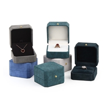 New jewelry packaging box octagonal pubbed ring box jewelry box single ring box