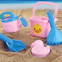  Beach toys childrens suit hourglass boy baby large sand shovel bucket play with sand