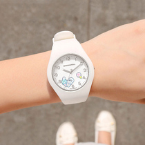 Magic speed x Sanrio watch women only look at time children Primary School melody girl girl silicone jelly quartz watch