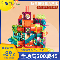 Newge Color Window Magnetic Film Magnetic Building Blocks Assembled Children's Toys Educational Intelligence Brain Function Boy 3 Years Old