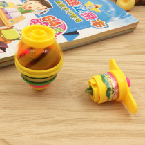 Creative Children glow spinning gyroscope coloured ejection gyroscope students kindergarten activities game prize reward