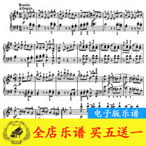 Beethoven Sonata 19 2nd Op. 49no1 Piano Score Original HD With Fingerprint