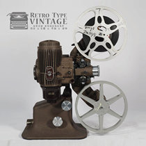 Antique projector 1940 Made in the United States Bell Howell 8mm Normal use Art furnishings Retro collection