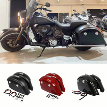 Spot Indian chief black horse leader master modified side box with lock hard box black quick-release tail box