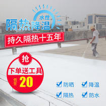Roof waterproof sunscreen insulation coating paint Cement color steel roof Roof reflective insulation paint Sunscreen coating