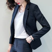 Suit Jacket Women 2021 Spring and Autumn New Korean Slim Short Leisure Professional Set Ladies Small Suit