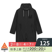 GXG mens mens windbreaker casual mens autumn medium and long hooded jacket GA108664E