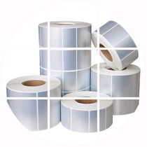 PET ADB label sticker 100 80 70 60 50 40 30 * 20mm ya yin zhi Silver Ribbon