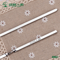 Forest people barbecue tools stainless steel barbecue stick barbecue needle extended Shish kebab barbecue stick BKC45cm