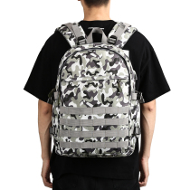 Chicken three-level bag backpack male backpack primary school bag Junior High School High School student travel bag large capacity computer bag