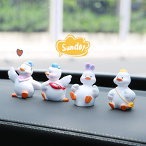 Car ornaments center console decoration interior accessories momo duck creative car cute doll car beautiful decoration