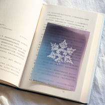  Sky Market snowflake bookmarks Students use to collect snowflakes into books for Christmas gifts a set of eight sheets