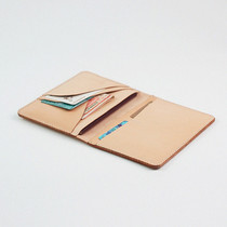 MISKSOLA RETRO HANDMADE DOCUMENTS BAG PASSPORT PACKAGE BUSINESS CARD DRIVERS LICENSE CHARTER BILL MULTIFUNCTION CONTAINING WALLET