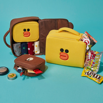 South Koreas new ins bear makeup capacity travel girl storage bag large small wash portable carry-on bag