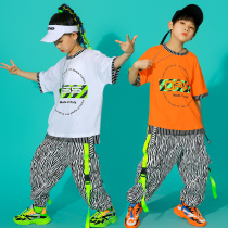 61 children acting out of the boy hip hop Costume Street Dance Suit Girl Performance Clothing Jazz Dance Suit Tide