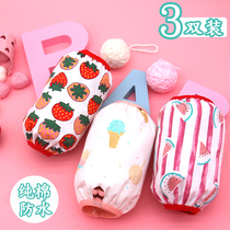 Baby sleeves waterproof 3 pairs of men and women children sleeve cuffs cute autumn and winter Children Baby dirty children