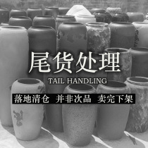 Clear Bunker Special Price Pick Up Leak Handmade Ceramic Vase Jars Multi-Meat Flower Pot Living-room Table Vase Pendulum with Zen Willi