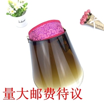 Electric car riding hood male and female summer anti-UV sun hat cover with double lenses empty tophat