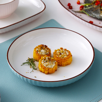 6 Fashion Day Style Dress Spinner Dish Small Saucer Ceramic Home small dinner plate Dish Creative Spat disc Litter Slag Pan