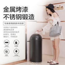 Stainless steel uncovered large trash can Coffee Shop Restaurant milk tea shop shopping mall hotel Peel bucket classification sanitary bucket