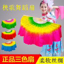 Fan dance fan 18 bone double-sided dance fan adult square dance twist Yangko fan dance fan left and right hand pair