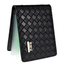 Car drivers license cover driving license set leather woven fashion high-end creative drivers license cover