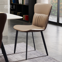 Dining room Chair Nordic minimalist Stool Backrest Furniture Light Lavish Style Home Cloth Art Dining Chair Decent Board Room Dresser