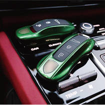 Porsche Mamba Green Metallic Key Shell Cayenne Macan911 Panamera 718Taycan